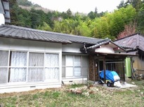 塩江町上西甲の山の中の「ポツンと一軒家！」